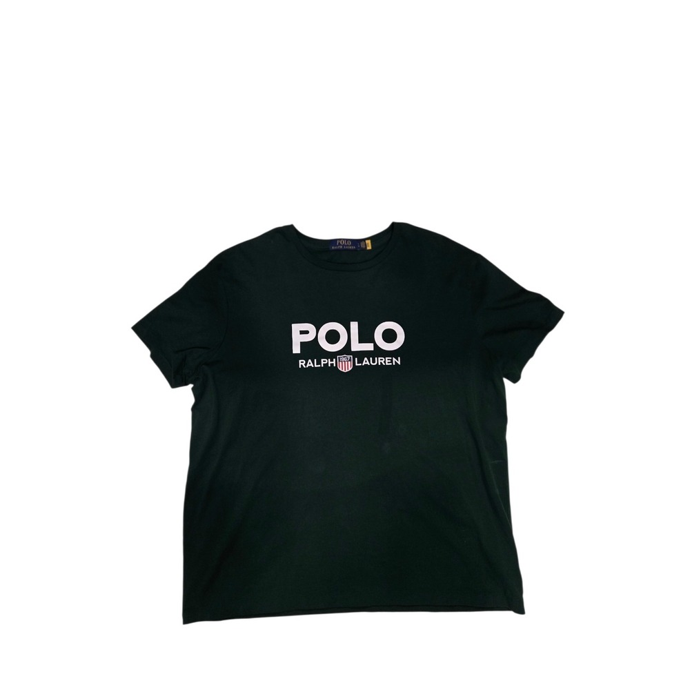 Polo Ralph Lauren Green Graphic Logo‎ Tee Men's Large Classic Fit